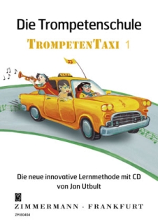 Trompetentaxi 1 (mit CD) i gruppen Noter & böcker / Trumpet / Spelskolor hos musikskolan.se (9783940105233)