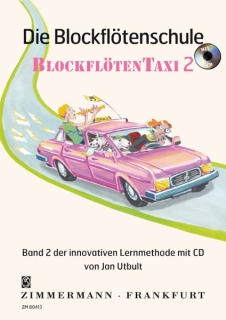 Blockflötentaxi 2 (mit CD) i gruppen Noter & böcker / Blockflöjt / Spelskolor hos musikskolan.se (978394105349)