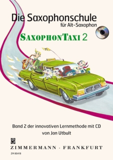 Saxophontaxi 2 (mit CD) i gruppen Noter & böcker / Saxofon / Spelskolor, etyder och övningar hos musikskolan.se (9790010804187)