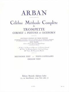Arban: Célèbre Méthode Complète de Trompette - Volume 1 i gruppen Noter & böcker / Trumpet / Spelskolor hos musikskolan.se (AL20960)