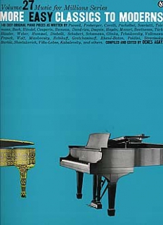 More Easy Classics to Moderns i gruppen Noter & böcker / Piano/Keyboard / Klassiska noter hos musikskolan.se (AM41542)