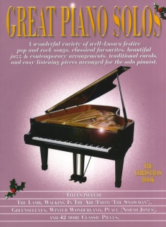 Great Piano Solos - the Christmas Book i gruppen Noter & böcker / Piano/Keyboard / Julmusik hos musikskolan.se (AM984940)