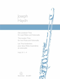 Haydn: London Trios /2fl + Vcl i gruppen Noter & böcker / Flöjt / Notsamlingar hos musikskolan.se (BA6897)