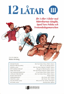 Tolv låtar 3 i gruppen Noter & böcker / Violin / Flerstämmigt/ensemble hos musikskolan.se (CG5054)