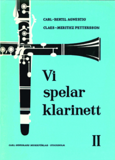Vi spelar Klarinett 2 i gruppen Noter & böcker / Klarinett / Spelskolor, etyder och övningar hos musikskolan.se (CG5623)