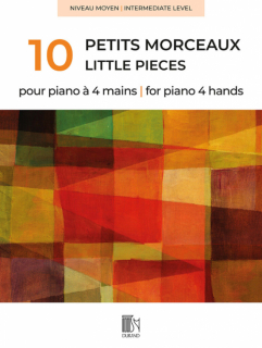 10 petits morceaux pour piano à 4 mains i gruppen Noter & böcker / Piano/Keyboard / Flerstämmigt/Ensemble hos musikskolan.se (DF01683300)
