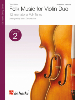 Folk Music for Violin Duo – Vol 2 i gruppen Noter & böcker / Violin / Flerstämmigt/ensemble hos musikskolan.se (DHP1236477)