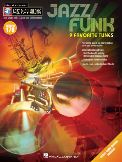 Jazz Play-Along vol 178: Jazz Funk - 9 Favorite Tunes i gruppen Noter & böcker / Tuba / Notsamlingar hos musikskolan.se (HL00121902)