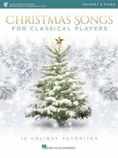 Christmas Songs for Classical Players trumpet/kornett/flygelhorn och piano i gruppen Noter & böcker / Trumpet / Notsamlingar hos musikskolan.se (HL00239291)