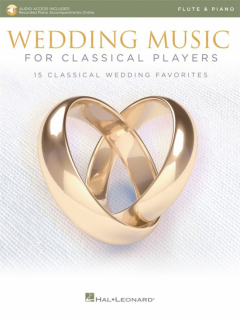 Wedding music for classical players Flöjt + piano i gruppen Noter & böcker / Flöjt / Flöjtalbum hos musikskolan.se (HL00261622)