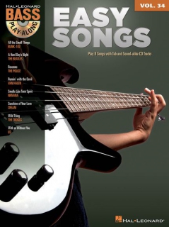 Bass Play-Along Volume 34: Easy Songs i gruppen Noter & böcker / Elbas / Notsamlingar hos musikskolan.se (HL00701480)