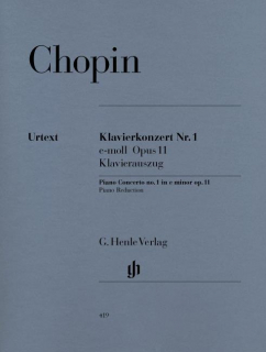 Chopin: Pianokonsert nr 1 e-moll opus 11 i gruppen Noter & böcker / Piano/Keyboard / Klassiska noter hos musikskolan.se (HN419)