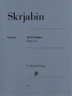 Skrjabin: 24 Preludes Op.11 i gruppen Noter & böcker / Piano/Keyboard / Klassiska noter hos musikskolan.se (HN484)