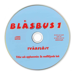 CD till Blåsbus 1 Tvärflöjt  i gruppen Noter & böcker / Flöjt / Spelskolor, etyder och övningar hos musikskolan.se (JUM147)