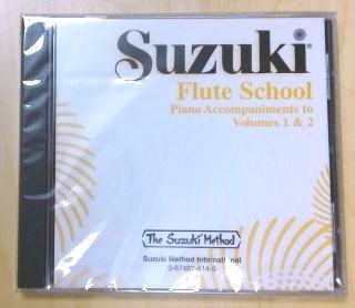 Suzuki flöjt pianoackompanjemang CD 1 & 2 i gruppen Noter & böcker / Flöjt / Spelskolor, etyder och övningar hos musikskolan.se (NOT0414)