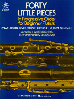 Forty Little Pieces (Moyse) i gruppen Noter & böcker / Flöjt / Flöjt med pianoackompanjemang hos musikskolan.se (SCH2262)