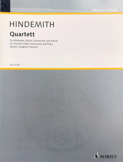 Hindemith: Quartett i gruppen Noter & böcker / Piano/Keyboard / Flerstämmigt/Ensemble hos musikskolan.se (SCHED3179)