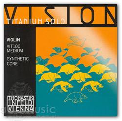 Violinsträng Vision Titan solo set i gruppen Instrument & tillbehör / Strängar / Stråksträngar hos musikskolan.se (THVIT100)