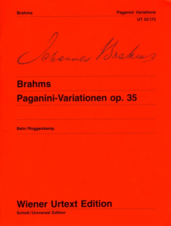 Brahms: Paganini-Variationen opus 35 i gruppen Noter & böcker / Piano/Keyboard / Klassiska noter hos musikskolan.se (UT50172)