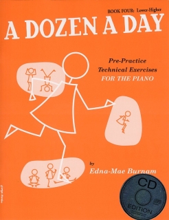 A Dozen A Day 4 (bok och CD) i gruppen Noter & böcker / Piano/Keyboard / Pianoskolor hos musikskolan.se (WMR100958)