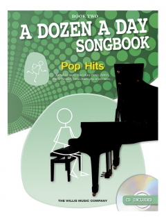 A dozen a day Songbook Book Two Pop Hits i gruppen Noter & böcker / Piano/Keyboard / Notsamlingar hos musikskolan.se (WMR101233)