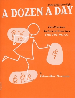 A Dozen A Day 4 (bok) i gruppen Noter & böcker / Piano/Keyboard / Pianoskolor hos musikskolan.se (wmr000430)