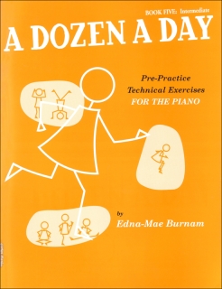A Dozen A Day 5 (bok) i gruppen Noter & böcker / Piano/Keyboard / Pianoskolor hos musikskolan.se (wmr000440)