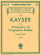 Kayser: 36 Elementary & Progressive Studies, Opus 20 för viola
