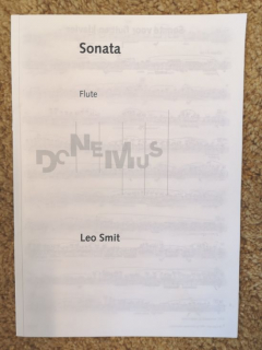 Leo Smit: Sonata för flöjt och piano, flöjtstämma i gruppen Noter & böcker / Flöjt / Flöjt med pianoackompanjemang hos musikskolan.se (01681Fl)