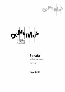 Leo Smit: Sonata för flöjt och piano, pianostämma (partitur) i gruppen Noter & böcker / Flöjt / Flöjt med pianoackompanjemang hos musikskolan.se (01681P)