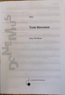 Rosy Wertheim: Trois Morceaux (för flöjt och piano) Flöjtstämma i gruppen Noter & böcker / Flöjt / Flöjt med pianoackompanjemang hos musikskolan.se (08734P)