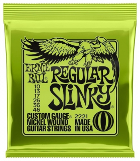 Elgitarrsträng set Hybrid Slinky 2221 10-46 i gruppen Noter & böcker / Gitarr/Elgitarr / Strängar / Elgitarrsträngar hos musikskolan.se (1102221)