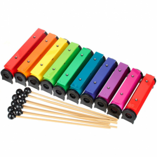 Tonboxar Chime Bar Set 10 st i gruppen Instrument & tillbehör / Boomwhackers hos musikskolan.se (11410)