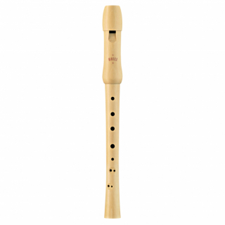 Blockflöjt Sopran Moeck Skolmodell Tyska grepp, dubbelhål, lönn i gruppen Instrument & tillbehör / Blockflöjt hos musikskolan.se (1260)