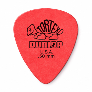 Plektrum Dunlop Tortex 0.50 röd i gruppen Noter & böcker / Ukulele / Tillbehör till ukulele hos musikskolan.se (150141)