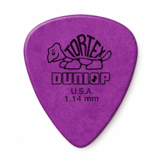 Plektrum Dunlop Tortex 1.14 mm lila i gruppen Noter & böcker / Ukulele / Tillbehör till ukulele hos musikskolan.se (150146)