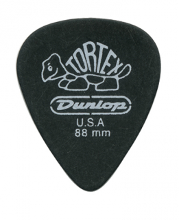 Plektrum Dunlop Tortex 0.88 svart i gruppen Noter & böcker / Ukulele / Tillbehör till ukulele hos musikskolan.se (150284)