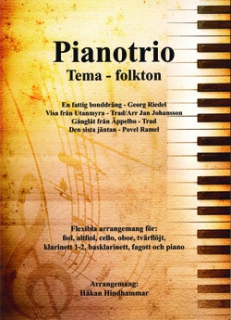 Pianotrio Tema folkton i gruppen Noter & böcker / Piano/Keyboard / Flerstämmigt/Ensemble hos musikskolan.se (7780972)