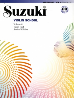 Suzuki violin 6 bok+cd i gruppen Noter & böcker / Violin / Spelskolor hos musikskolan.se (9780739088920)