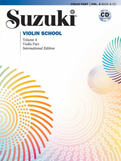 Suzuki violin 4 bok+cd i gruppen Noter & böcker / Violin / Spelskolor hos musikskolan.se (9781470651633)