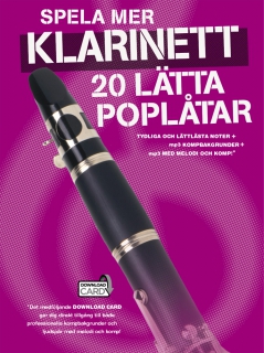 Spela mer klarinett - 20 lätta poplåtar i gruppen Noter & böcker / Klarinett / Notsamlingar hos musikskolan.se (9781785582844)