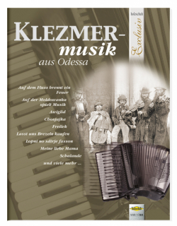 KLEZMER-musik aus Odessa för dragspel  i gruppen Noter & böcker / Dragspel / Notsamlingar hos musikskolan.se (9783920470856)