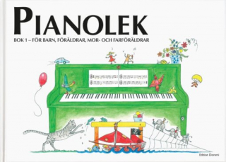 Pianolek 1 för barn, föräldrar, mor- och farföräldrar i gruppen Noter & böcker / Piano/Keyboard / Pianoskolor hos musikskolan.se (9788799566792)