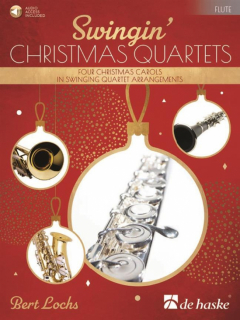 Swingin Christmas Quartets Flute m ljudfil i gruppen Noter & böcker / Flöjt / Flerstämmigt/Ensemble hos musikskolan.se (9789043156110)