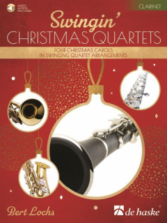 Swingin Christmas Quartets Clarinet m ljudfil i gruppen Noter & böcker / Klarinett / Kammarmusik med klarinett hos musikskolan.se (9789043156127)