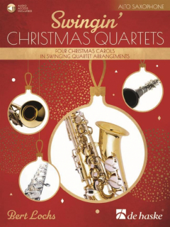 Swingin Christmas Quartets Alto Saxophones m ljudfil i gruppen Noter & böcker / Saxofon / Kammarmusik med saxofon hos musikskolan.se (9789043156134)