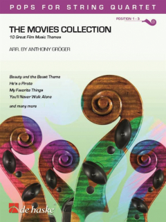 Pops for string quartet: The Movies Collection i gruppen Noter & böcker / Viola / Flerstämmigt/ensemble hos musikskolan.se (9789043157674)