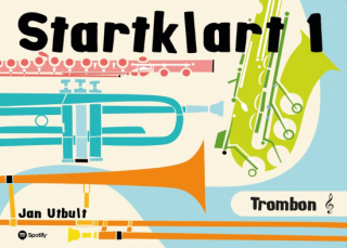 Startklart 1 Trombon i G-klav i gruppen Noter & böcker / Blåsorkester / Startklart / Startklart 1 hos musikskolan.se (9789188251718)