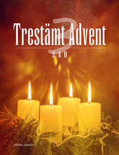 Trestämt Advent SAB i gruppen Noter & böcker / Sång och kör / Körnoter och flerstämmigt hos musikskolan.se (9789188937964)