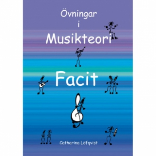 Övningar i musikteori - Facit i gruppen Noter & böcker / Musikteori/Inspiration/Fakta hos musikskolan.se (9790661501053)